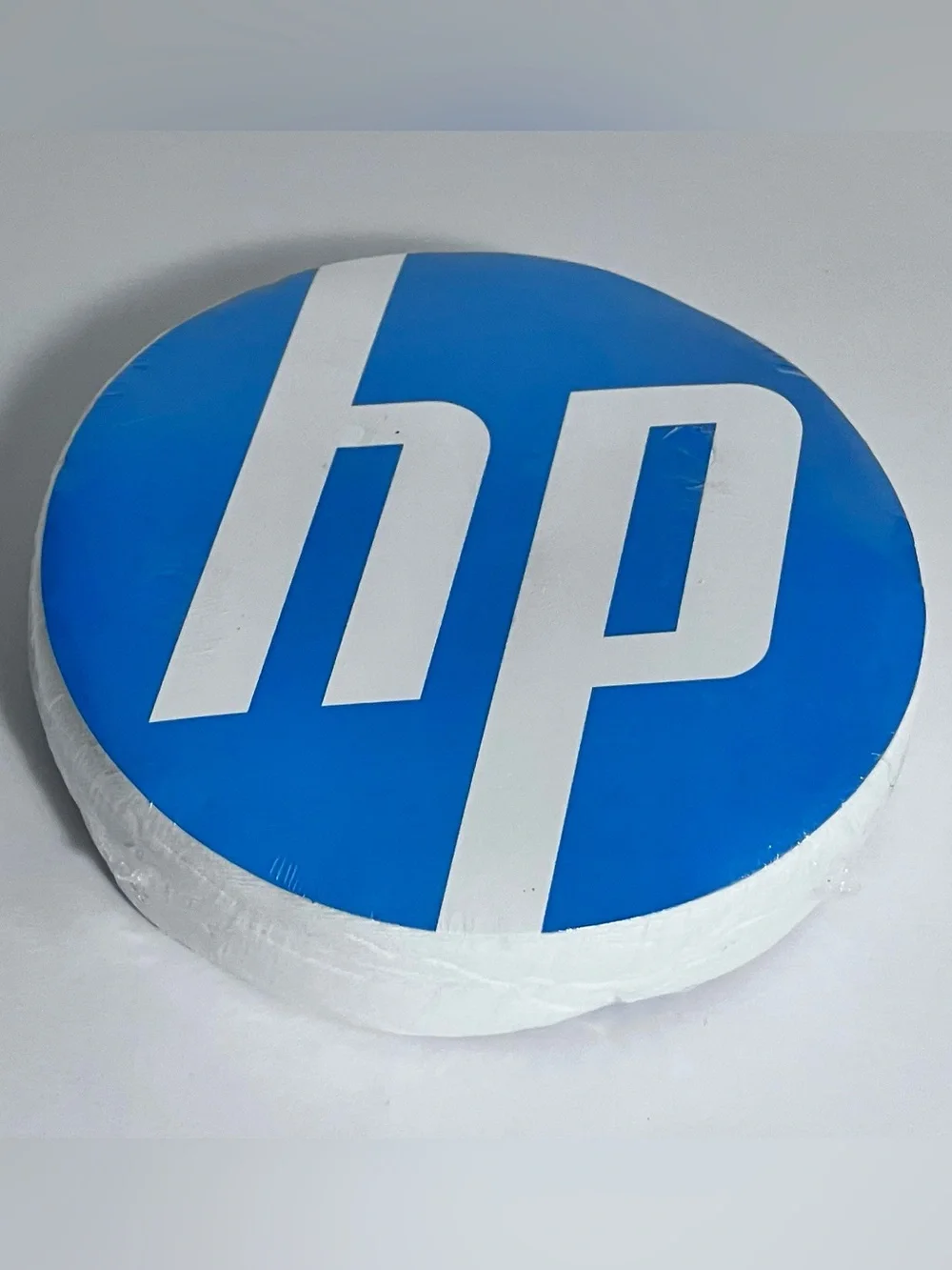 HP HEWLETT PACKARD Vacuum Packed WHITE T-SHIRT / Rare Promotional Item / Size XL